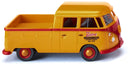 miniatuurbusje VW T1 Bölling die-cast zink 1:87 oranje