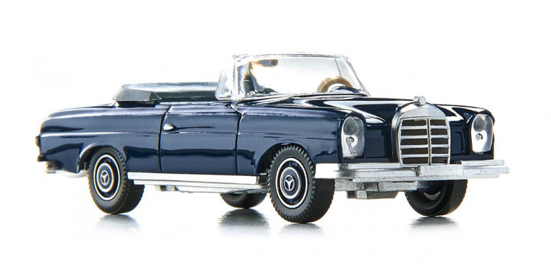 miniatuurauto MB 280 SE Cabrio 1:87 blauw