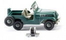 miniatuurjeep W&W Holzbau 1:87 groen