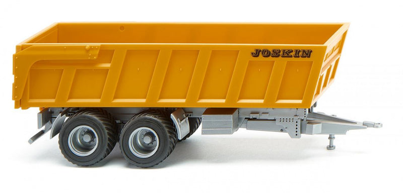 miniatuurkipper Joskin Trailer 1:87 geel