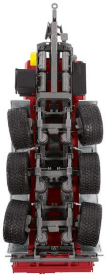 miniatuurkipper Krampe Tridem THL 30 1:32 zink rood