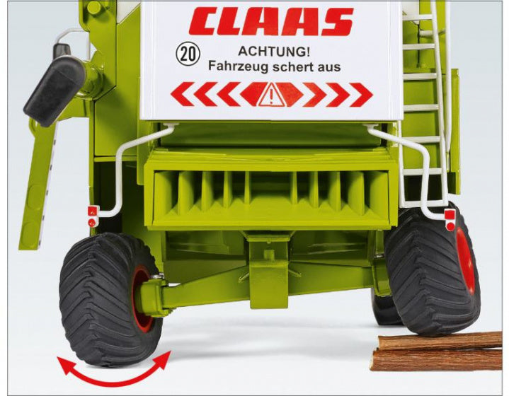 miniatuurmaaidorser Claas Commandor 116CS zink 1:32 groen