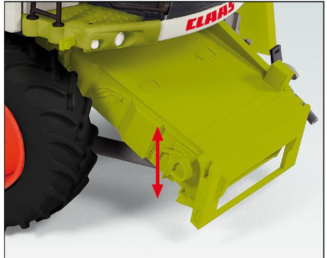 miniatuurmaaidorser Claas Tucano 570 1:32 zink groen