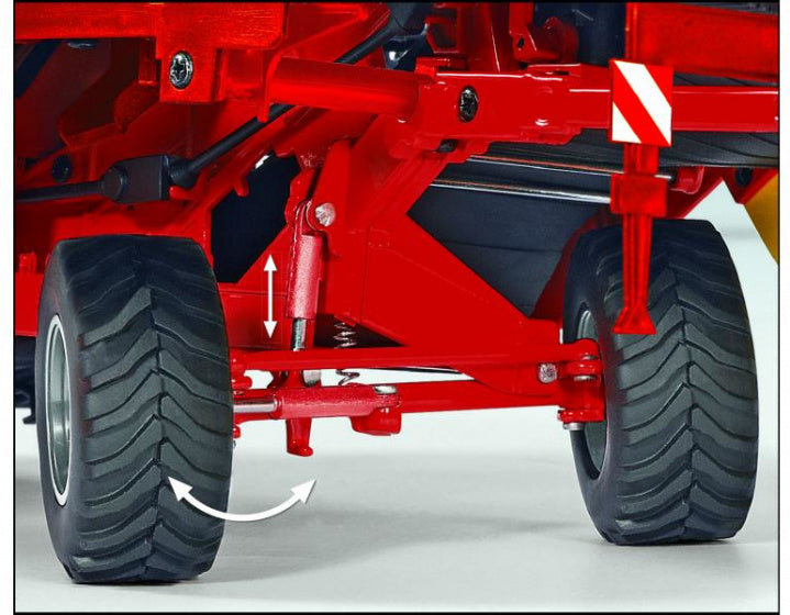 miniatuurrooier Grimme SE 260 die-cast zink 1:32 rood