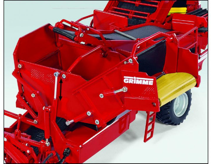 miniatuurrooier Grimme SE 260 die-cast zink 1:32 rood
