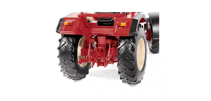 miniatuurtractor IHC 1455 XL 1:32 rood/zwart