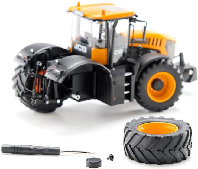 miniatuurtractor JCB Fastrac 8330 die-cast zink 1:32 geel