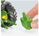 miniatuurtractor John Deere 6125R wiellader zink 1:32 groen
