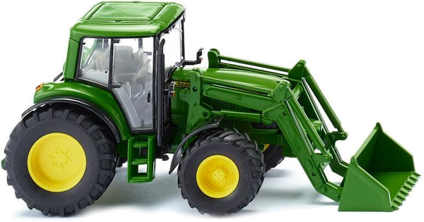 miniatuurtractor John Deere 6920 S wiellader 1:87 groen