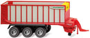 miniatuurtrailer Pöttinger Jumbo Combiline 1:87 rood