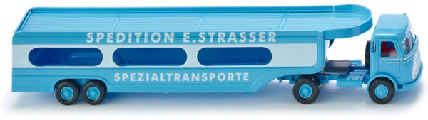 miniatuurtransporter Mercedes Benz Pullman 1:87 blauw