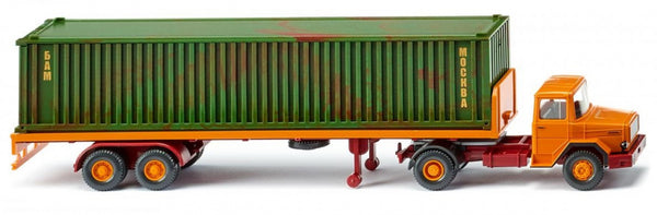 miniatuurtruck Magirus-Deutz 1:87 groen/oranje