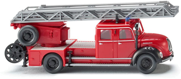 miniatuurladderwagen Magirus DL 25h 1:87 rood