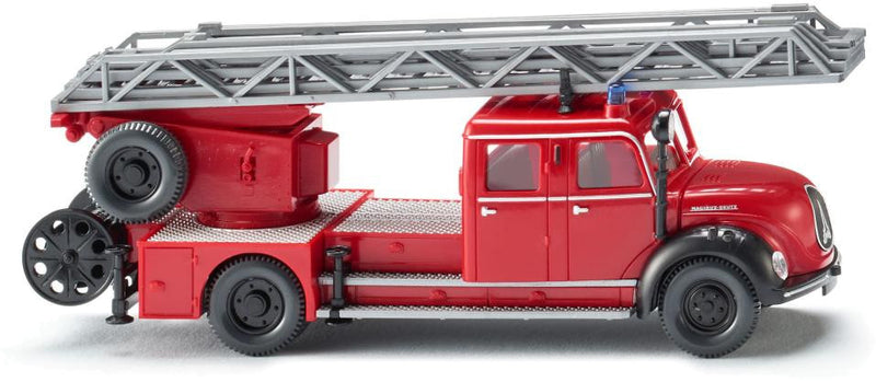 miniatuurladderwagen Magirus DL 25h 1:87 rood
