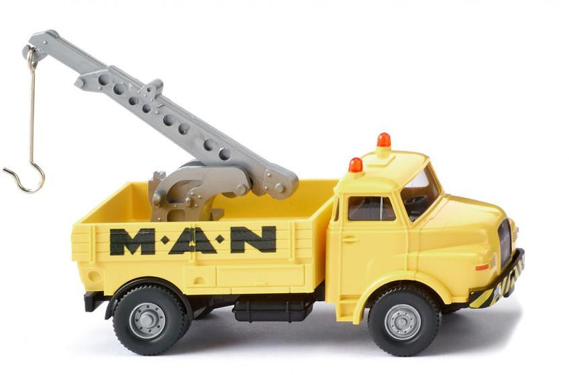 miniatuurvoertuig Man-Service die-cast 1:87 geel