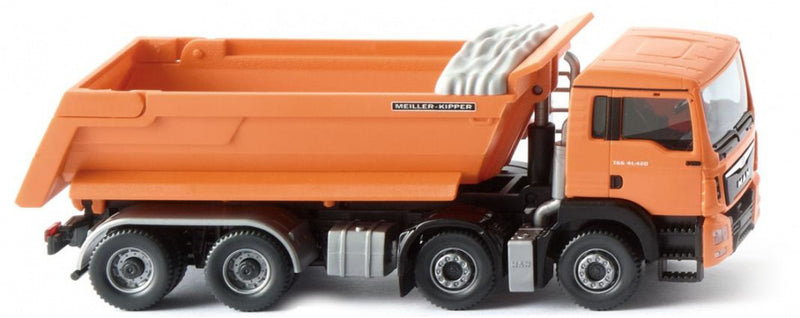 miniatuurvoertuig Man TGS Euro 6 die-cast zink 1:87 oranje
