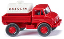 miniatuurvoertuig Unimog U 406 1:87 rood,wit
