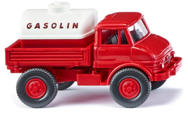 miniatuurvoertuig Unimog U 406 1:87 rood,wit