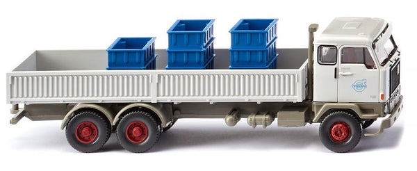 miniatuurvoertuig Volvo F88 1:87 wit/grijs