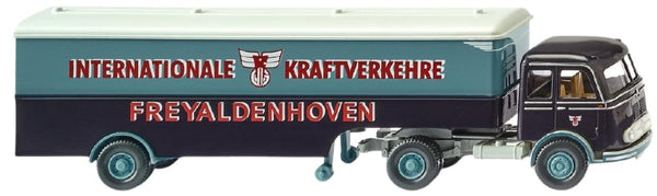miniatuurvrachtwagen Freyaldenhoven 1:87 zwart