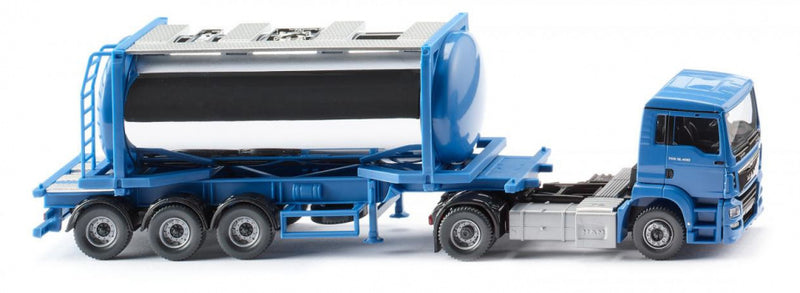 miniatuurvrachtwagen Man TGS Euro 6c 1:87 blauw