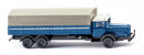 miniatuurvrachtwagen MB L 10000 1:87 blauw