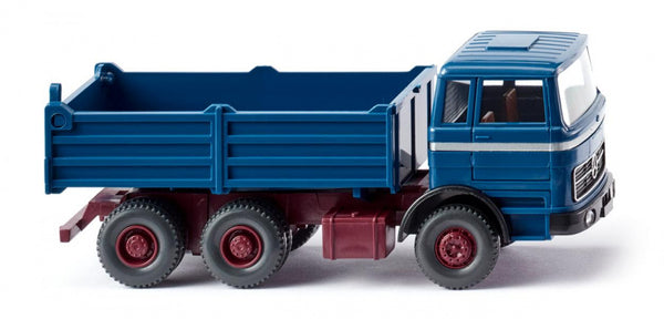 miniatuurvrachtwagen Mercedes-Benz 1:87 blauw