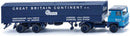 miniatuurvrachtwagen Scania 111 Flatbed 1:87 blauw