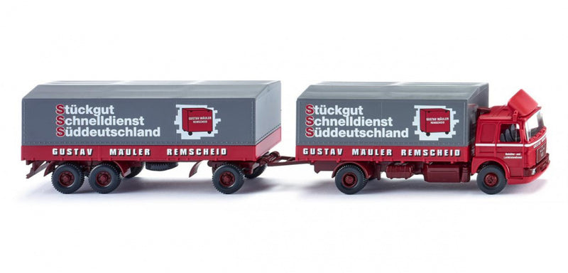 miniatuurvrachtwagen Spedition Gustav Mäuler 1:87 rood