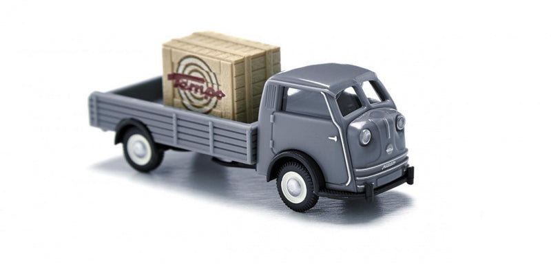 miniatuurvrachtwagen Tempo Matador flatbed 1:87 grijs