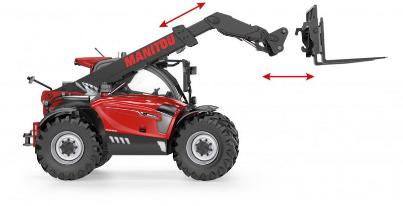 miniatuurwagen Manitou MLT 635 1:32 rood