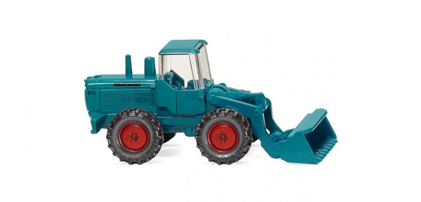 miniatuurwiellader Hanomag 1:160 blauw