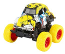 monstertruck jongens 9 cm staal geel