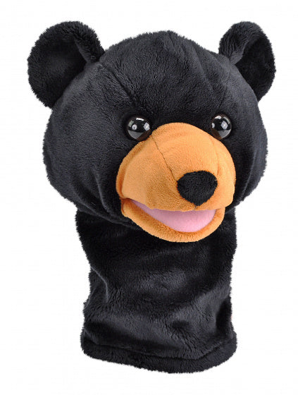 handpop Beer junior 23 cm pluche zwart