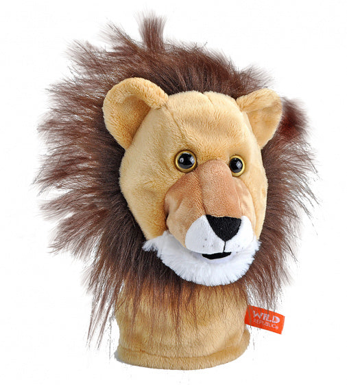 handpop Leeuw junior 23 cm pluche lichtbruin