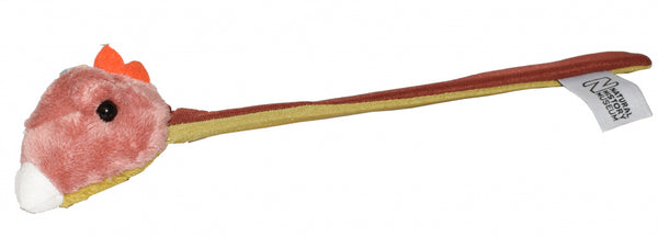 klaparmband Dinosaurus 30 cm pluche bruin