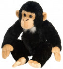 knuffel aap junior 30 cm pluche zwart/bruin
