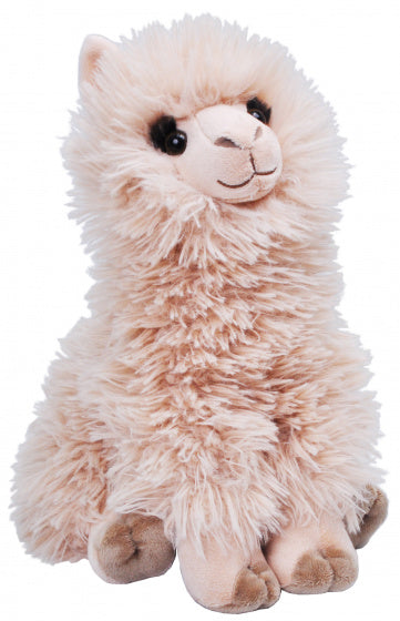 knuffel Alpaca pluche 30 cm roze