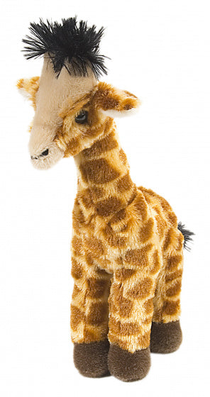 knuffel baby-giraffe junior 20 cm pluche bruin