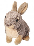 knuffel konijn 20 cm pluche lichtbruin/grijs