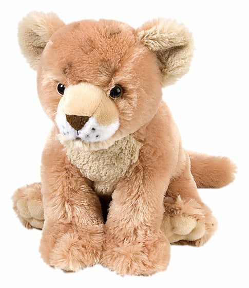 knuffel leeuw junior 30 cm pluche lichtbruin