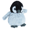 knuffel pinguïn junior 20 cm pluche grijs/zwart