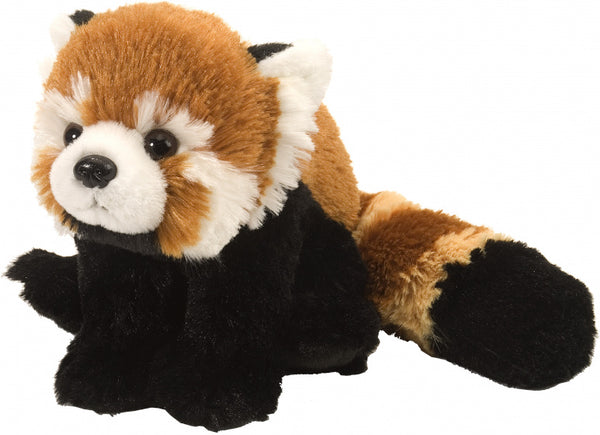knuffel rode panda 20 cm pluche bruin/zwart