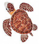knuffel schildpad junior 20 cm pluche bruin