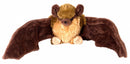 knuffel vleermuis junior 20 cm pluche bruin