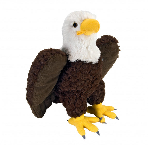 knuffel zeearend 30 cm pluche geel/bruin/wit