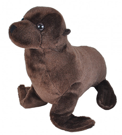 knuffel zeeleeuw junior 20 cm pluche bruin