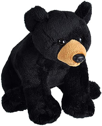 knuffel beer junior 14 cm pluche zwart
