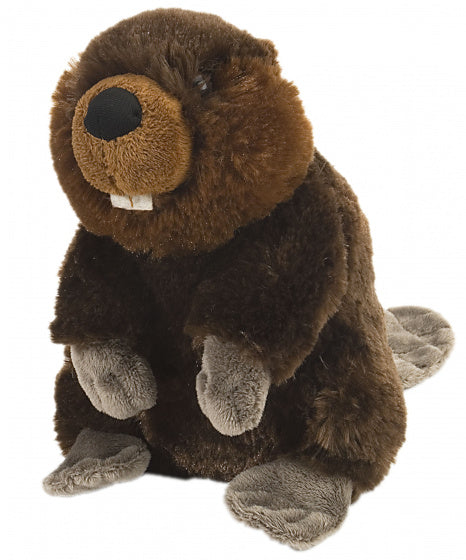 knuffel bever junior 20 cm pluche bruin