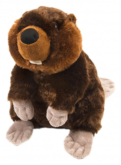knuffel bever junior 30 cm pluche bruin